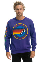Retro AVIATOR NATION AUSTIN SWEATSHIRT - PURPLE