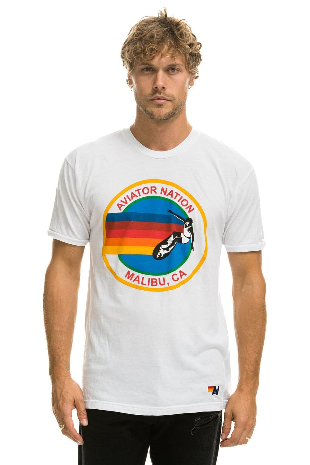 Retro AVIATOR NATION BU - CREW TEE SHIRT