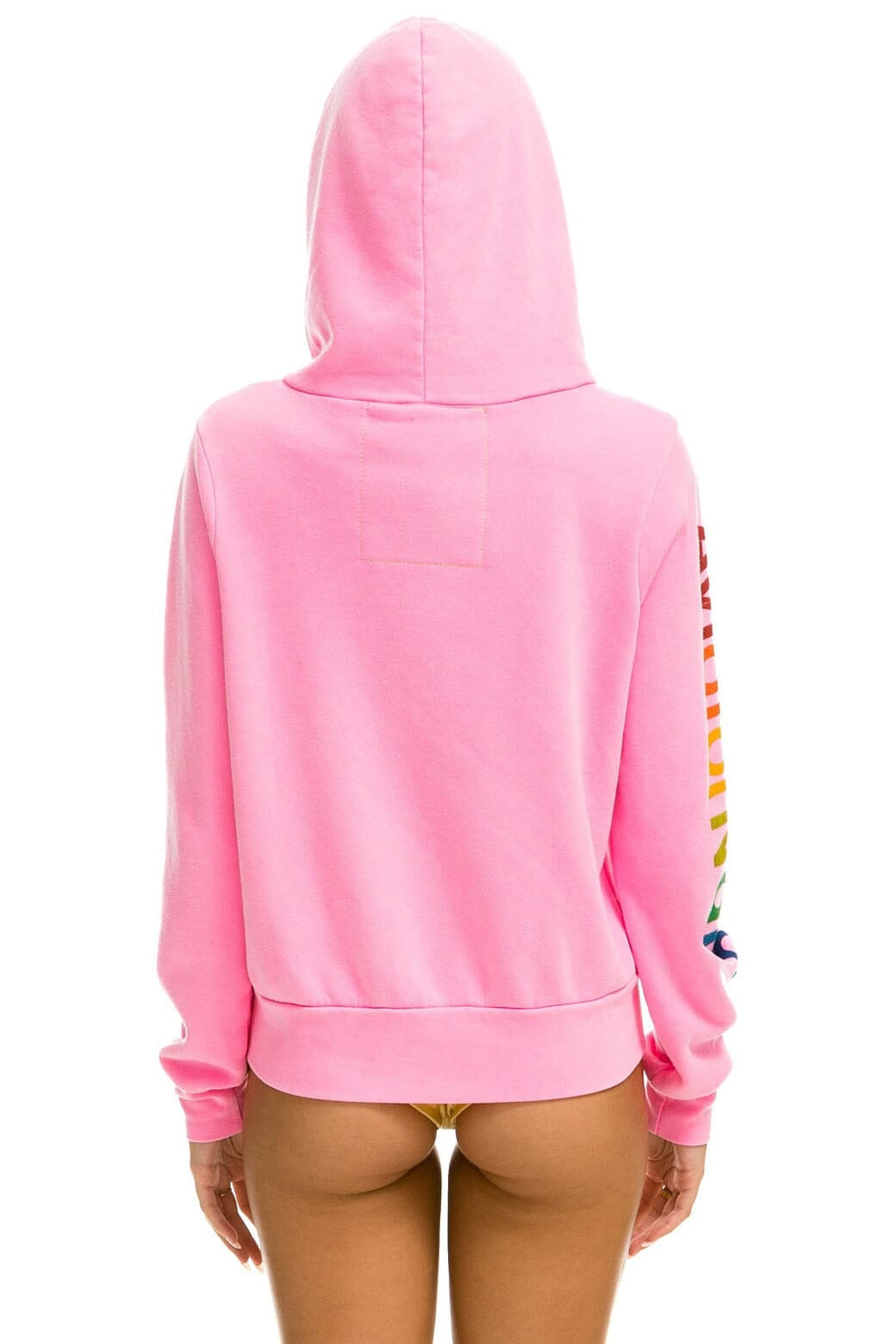 Retro AVIATOR NATION HAMPTONS HOODIE - NEON PINK