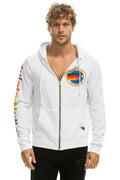 Retro AVIATOR NATION HAMPTONS HOODIE - WHITE