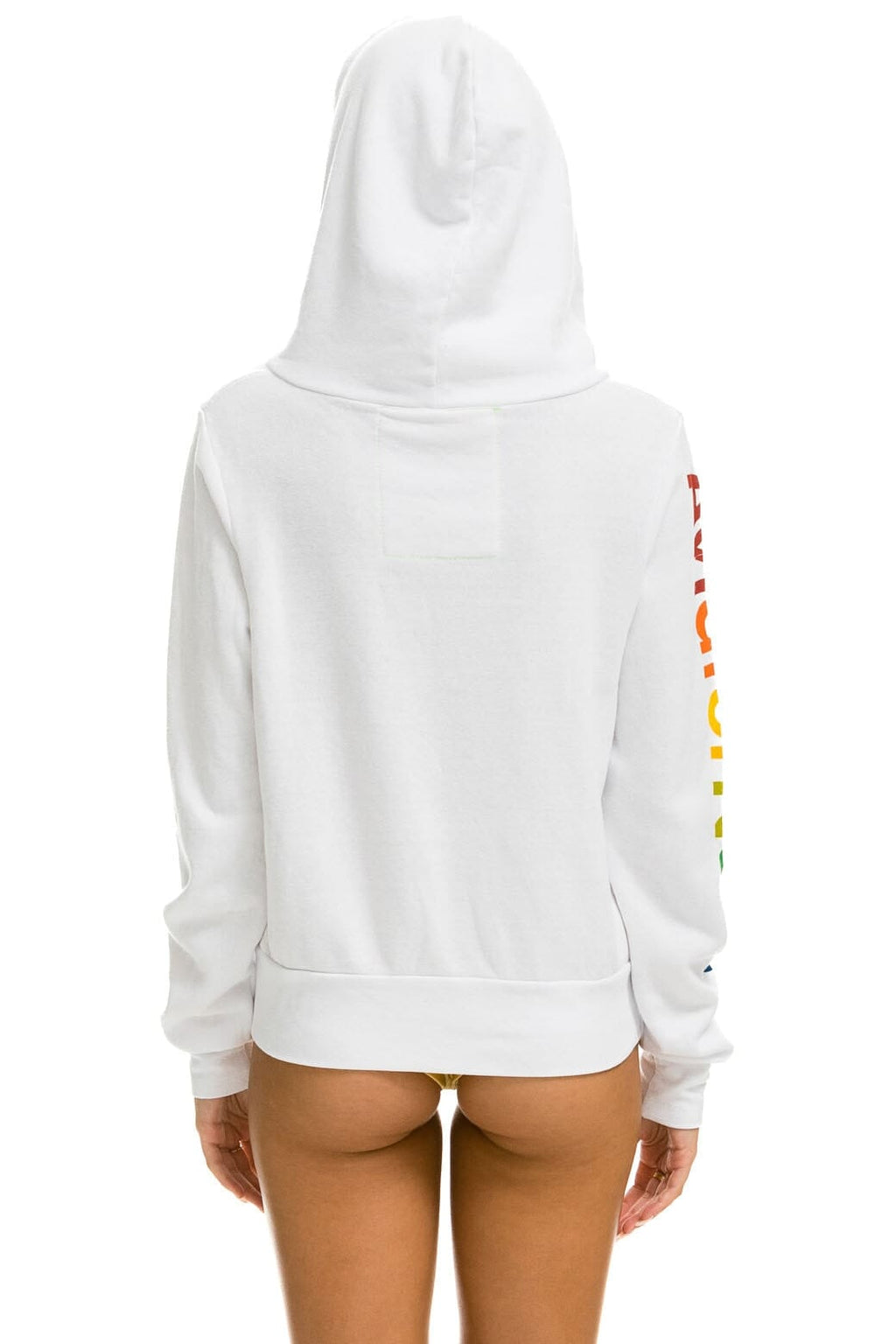 Retro AVIATOR NATION HAMPTONS HOODIE - WHITE