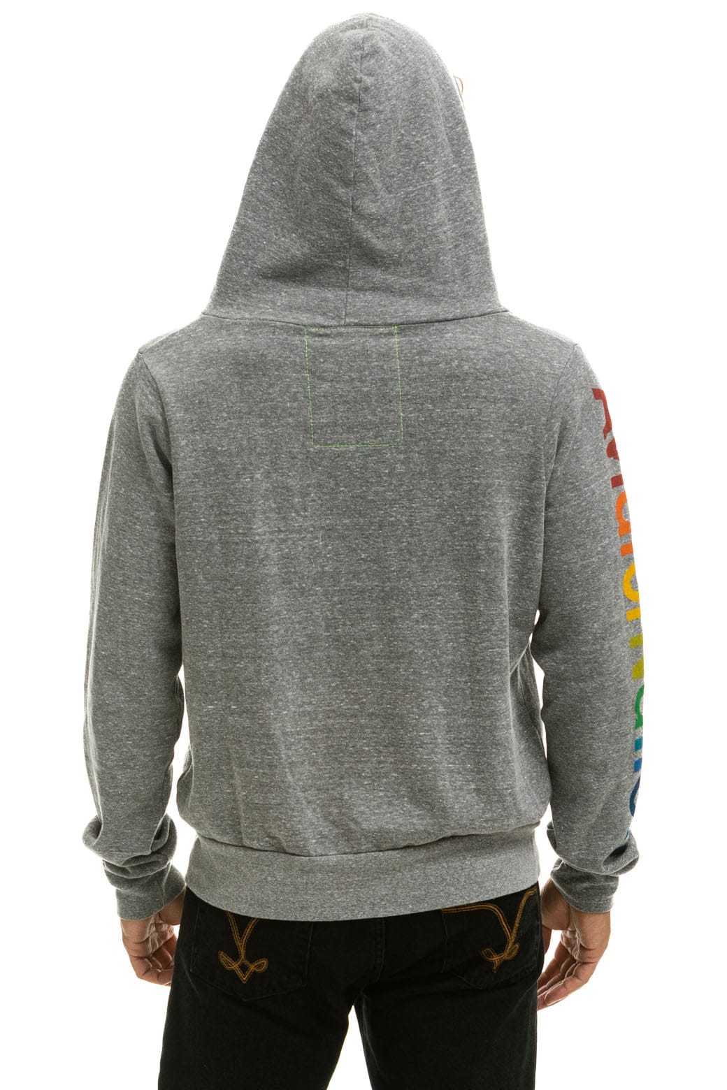 Retro AVIATOR NATION VENICE HOODIE - HEATHER GREY