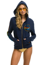 Retro AVIATOR NATION VENICE HOODIE - NAVY