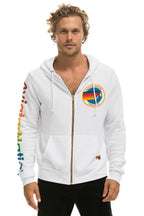 Retro AVIATOR NATION VENICE HOODIE - WHITE