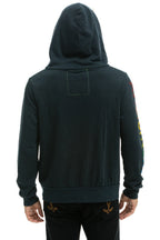 Retro AVIATOR NATION LAGUNA BEACH HOODIE - CHARCOAL