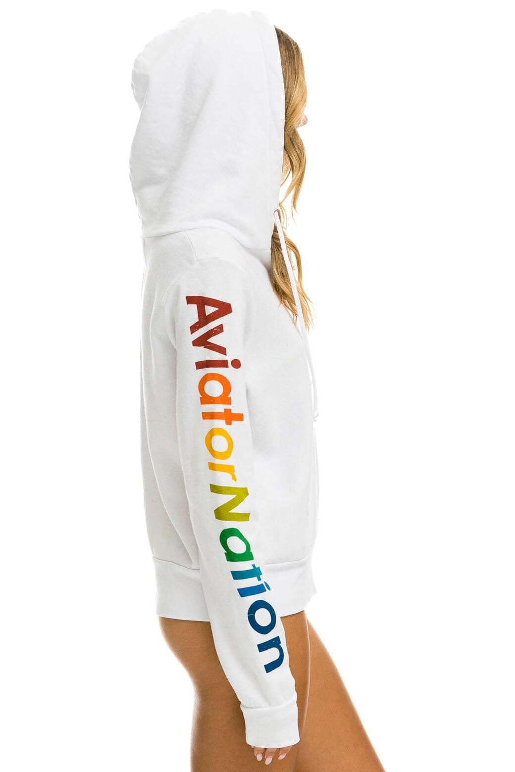 Retro AVIATOR NATION LAGUNA BEACH HOODIE - WHITE