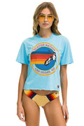 Retro AVIATOR NATION LAS VEGAS BOYFRIEND TEE - SKY