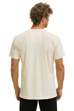 Retro AVIATOR NATION MALIBU TEE - VINTAGE WHITE