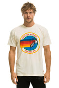Retro AVIATOR NATION MALIBU TEE - VINTAGE WHITE
