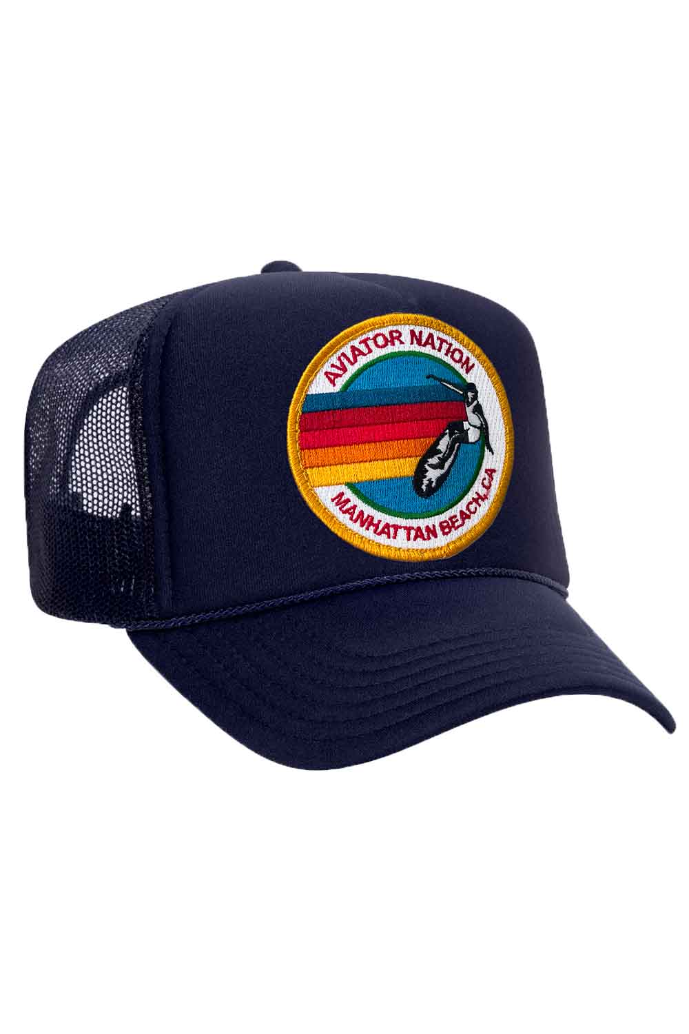 Retro AVIATOR NATION MANHATTAN BEACH TRUCKER HAT