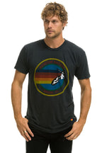 Retro AVIATOR NATION MIAMI TEE - CHARCOAL