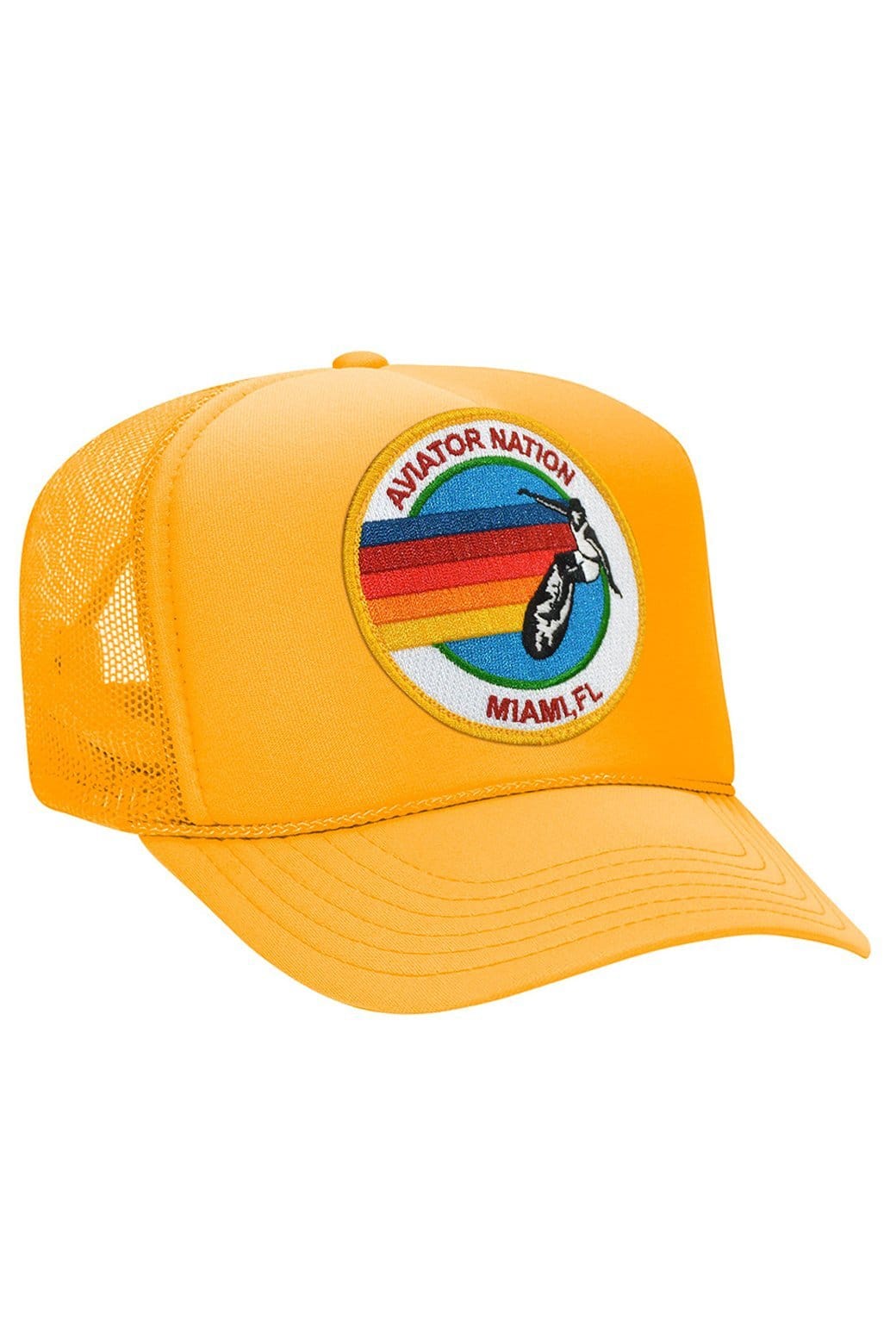 Retro AVIATOR NATION MIAMI TRUCKER HAT