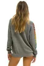 Retro AVIATOR NATION MILL VALLEY SWEATSHIRT - HEATHER GREY