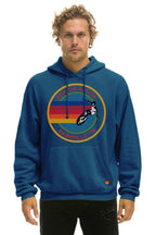 Retro AVIATOR NATION NASHVILLE RELAXED PULLOVER HOODIE - ROYAL