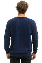 Retro AVIATOR NATION NEW YORK CITY CREW SWEATSHIRT - NAVY