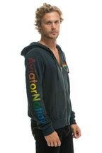Retro AVIATOR NATION NEW YORK CITY HOODIE - CHARCOAL