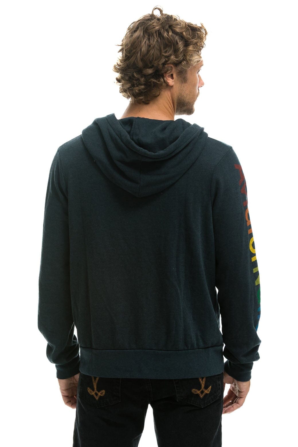 Retro AVIATOR NATION NEW YORK CITY HOODIE - CHARCOAL