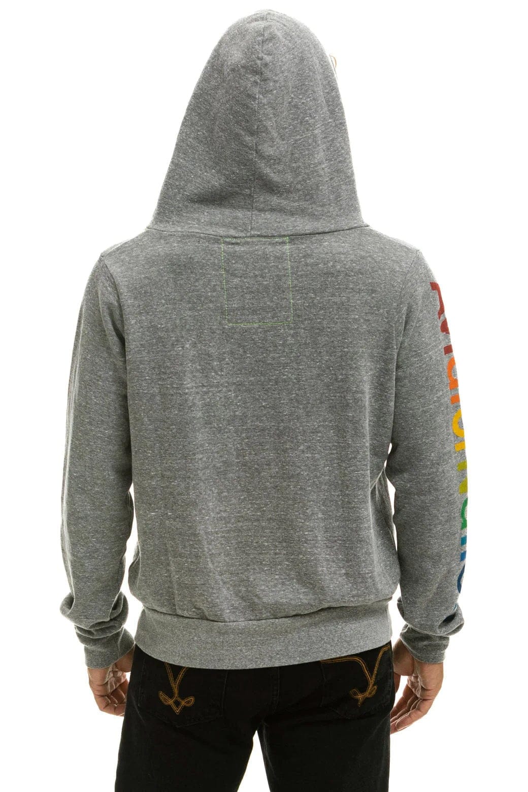 Retro AVIATOR NATION NEW YORK CITY HOODIE - HEATHER GREY