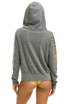 Retro AVIATOR NATION NEW YORK CITY HOODIE - HEATHER GREY