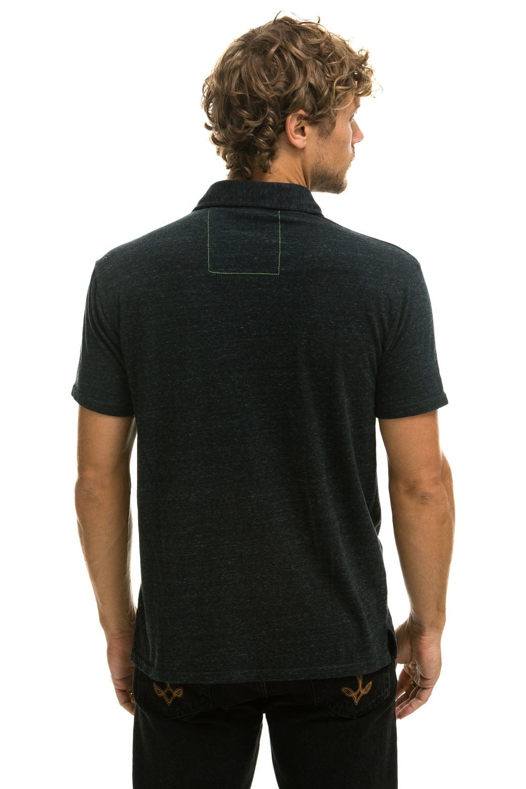 Retro AVIATOR NATION POLO - CHARCOAL