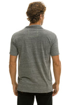 Retro AVIATOR NATION POLO - HEATHER GREY