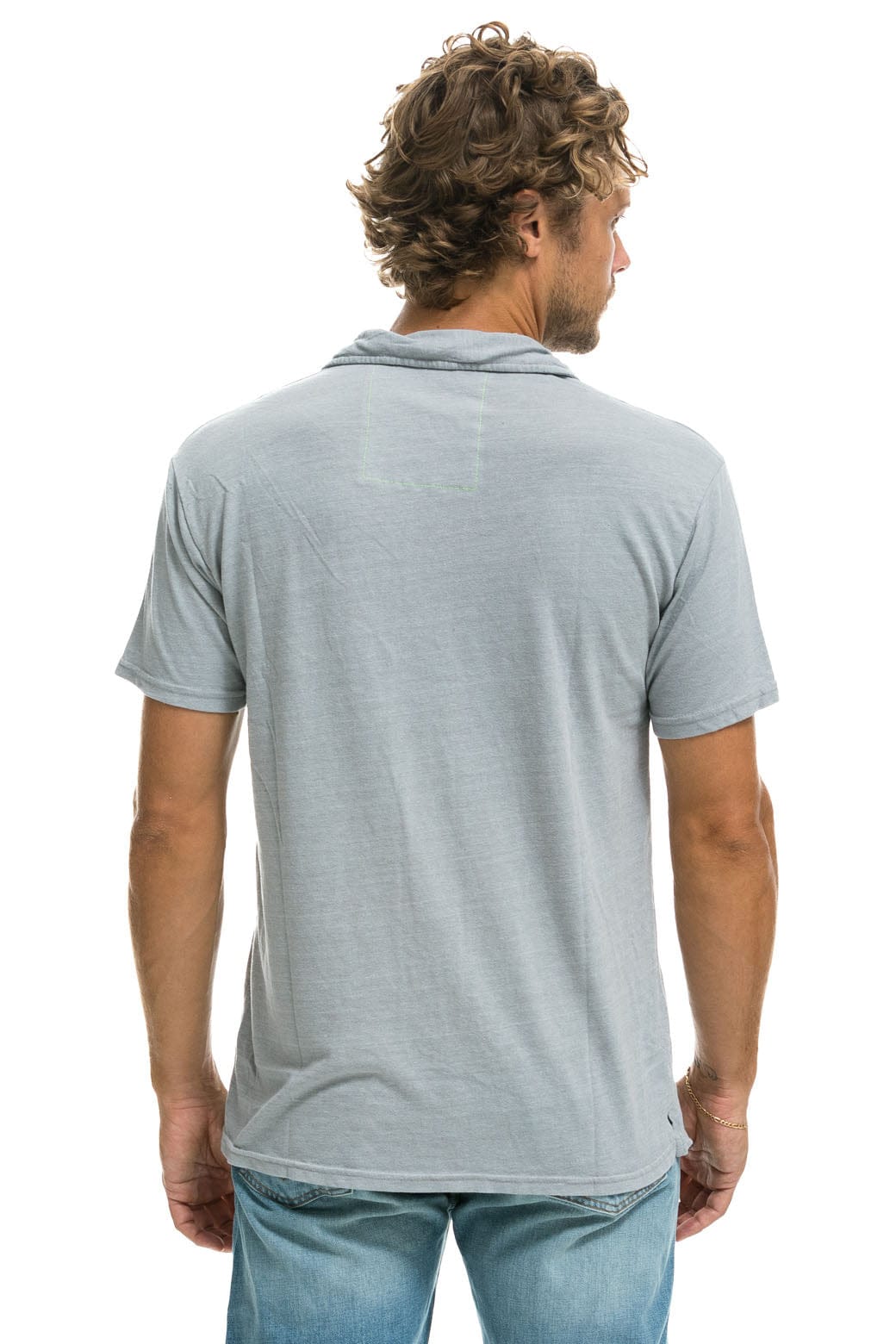 Retro AVIATOR NATION POLO - LIGHT GREY