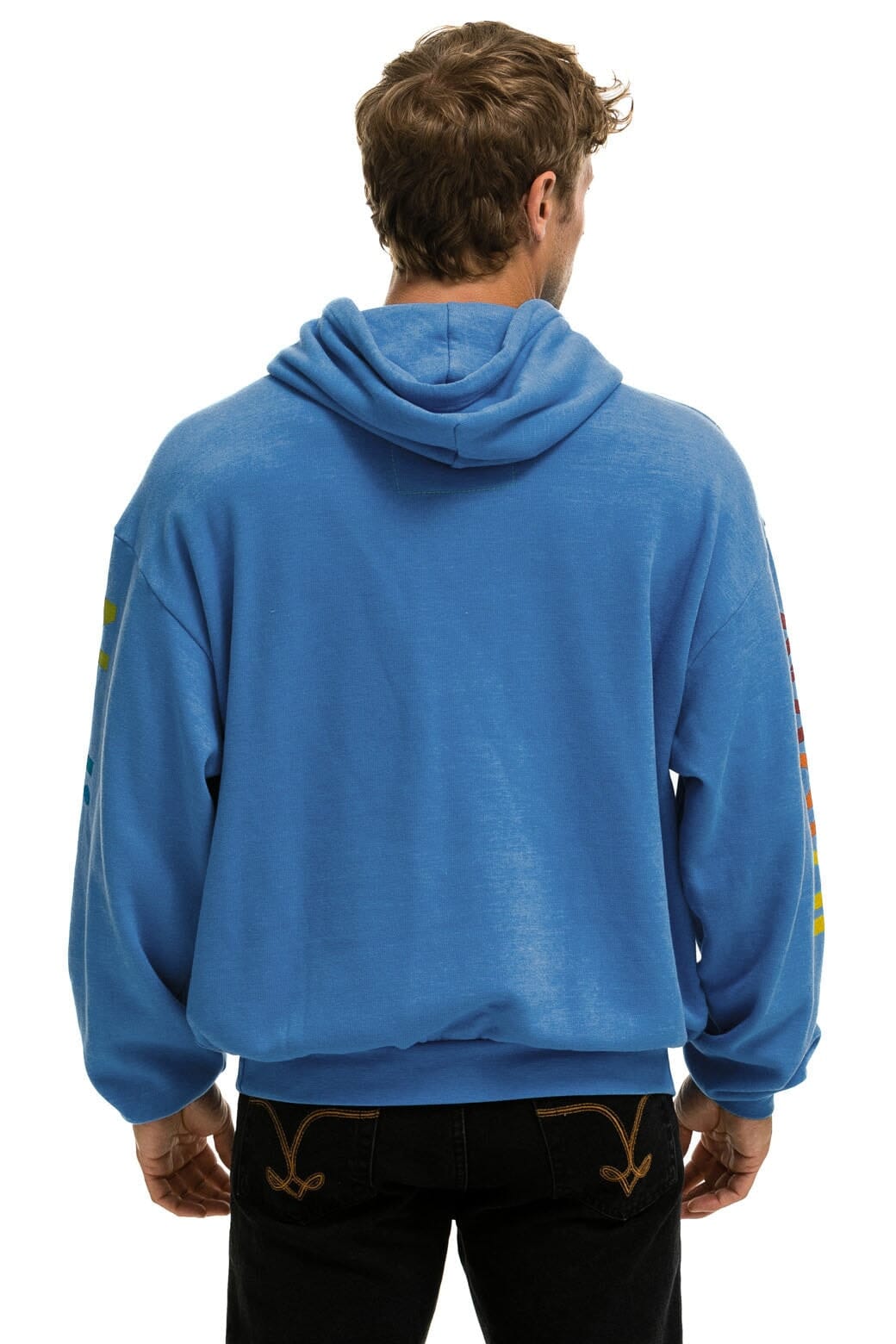 Retro AVIATOR NATION RELAXED VENICE PULLOVER HOODIE - COBALT