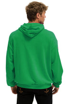 Retro AVIATOR NATION RELAXED VENICE PULLOVER HOODIE - KELLY GREEN