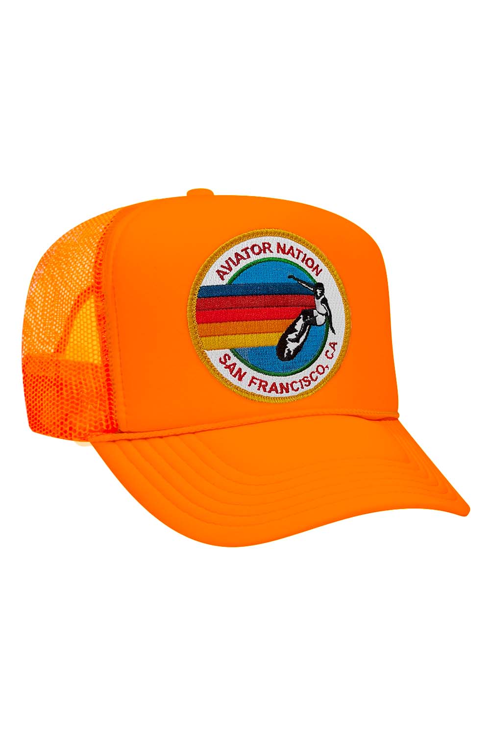 Retro AVIATOR NATION SAN FRANCISCO TRUCKER HAT