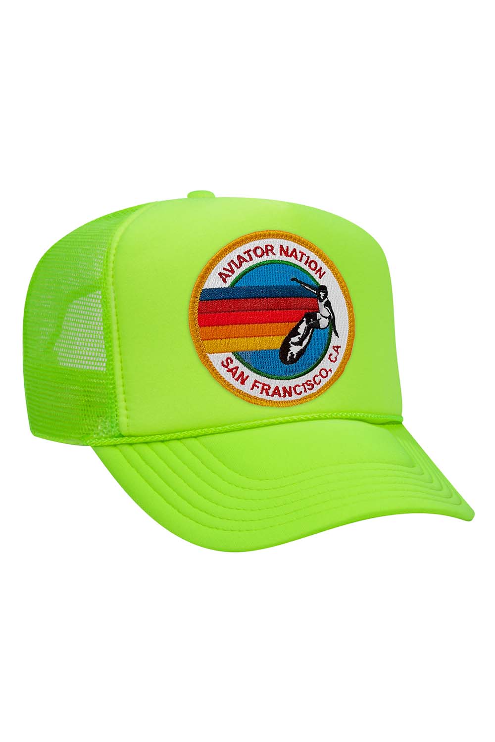 Retro AVIATOR NATION SAN FRANCISCO TRUCKER HAT