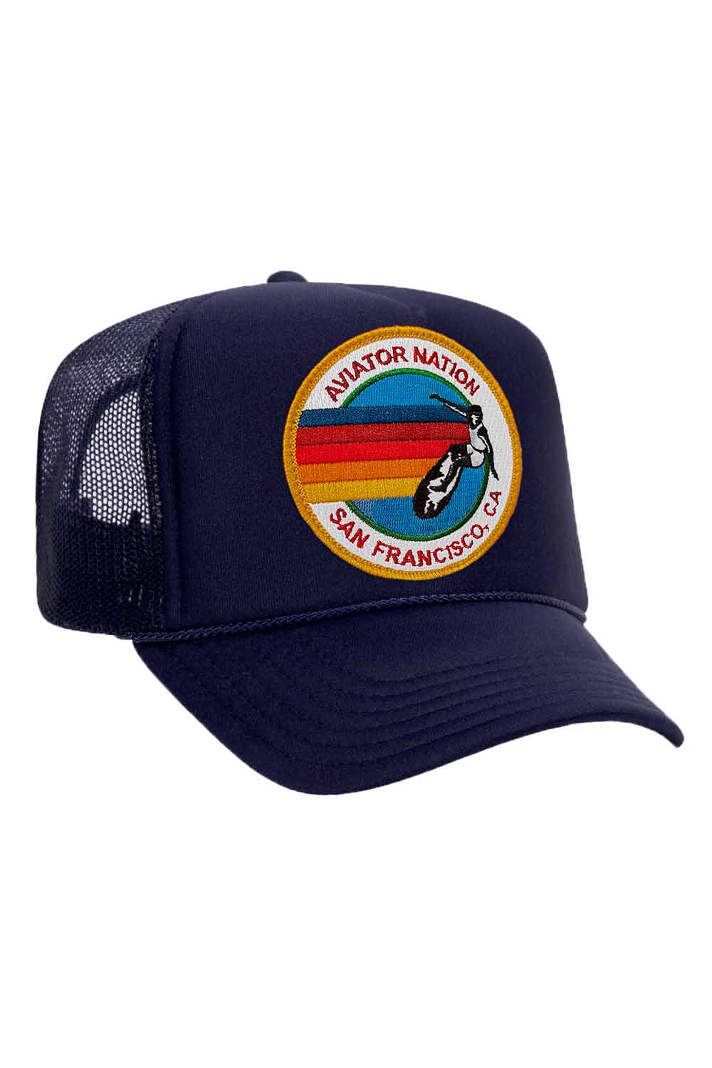 Retro AVIATOR NATION SAN FRANCISCO TRUCKER HAT