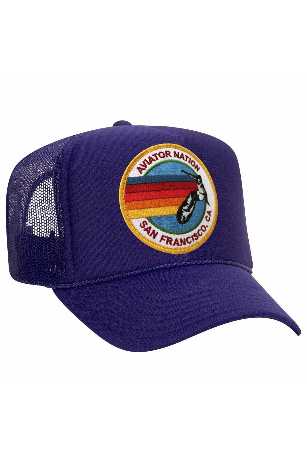 Retro AVIATOR NATION SAN FRANCISCO TRUCKER HAT