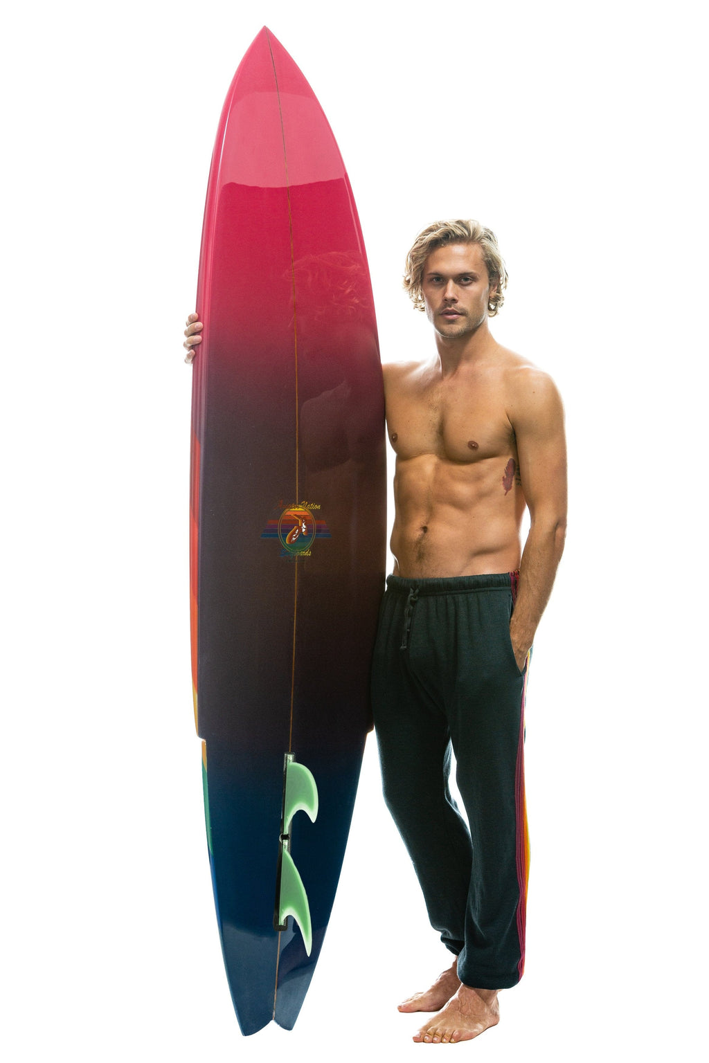 Retro AVIATOR NATION STINGER BOARD - RAINBOW