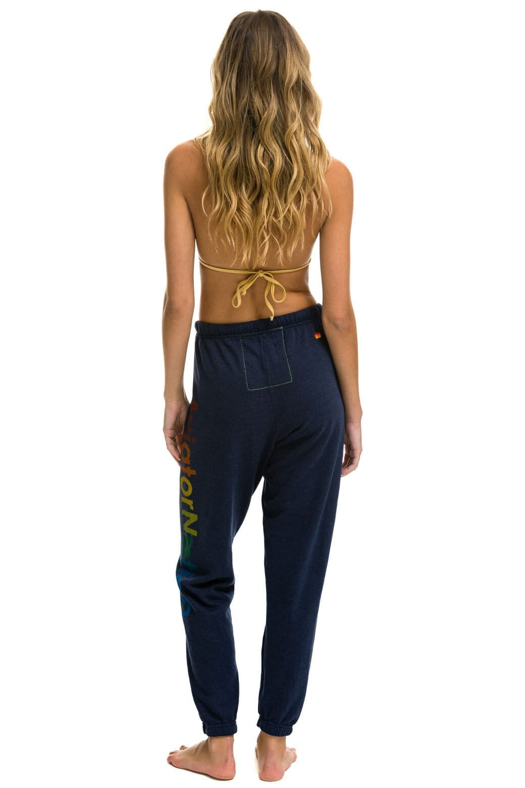 Retro AVIATOR NATION VENICE SWEATPANTS - NAVY