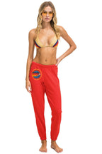 Retro AVIATOR NATION VENICE SWEATPANTS - RED
