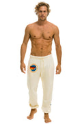 Retro AVIATOR NATION VENICE SWEATPANTS - VINTAGE WHITE