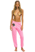 Retro AVIATOR NATION VAIL SWEATPANT - NEON PINK