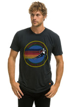 Retro AVIATOR NATION VAIL TEE - CHARCOAL