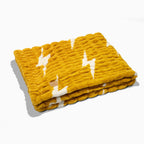 Retro Aviator Nation x Lola Blanket - Gold White Bolt