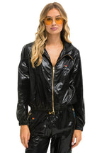 Retro BASIC WINDBREAKER - BLACK