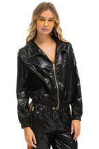Retro BASIC WINDBREAKER - BLACK
