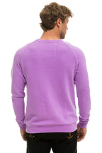 Retro BOLT CREW SWEATSHIRT - NEON PURPLE NEON PINK