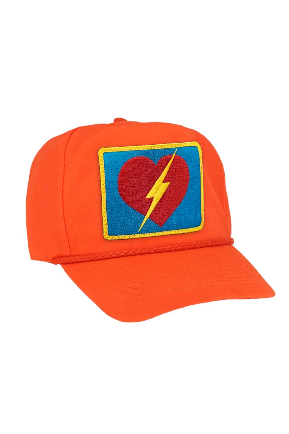 Retro BOLT HEART VINTAGE NYLON TRUCKER HAT