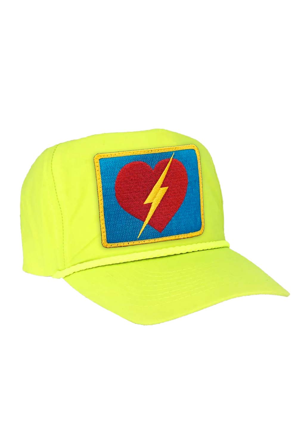 Retro BOLT HEART VINTAGE NYLON TRUCKER HAT