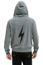 Retro BOLT HOODIE - HEATHER GREY
