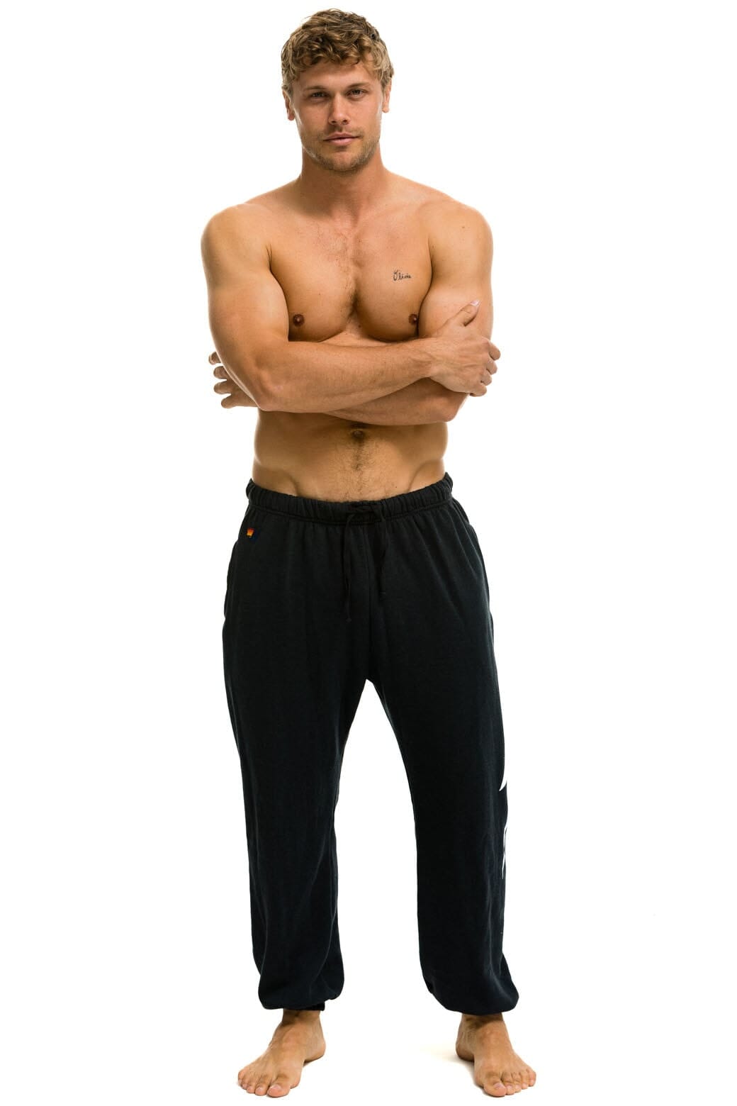 Retro BOLT SWEATPANTS - CHARCOAL