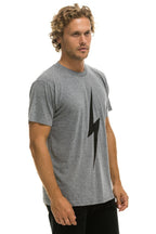 Retro BOLT TEE - HEATHER GREY