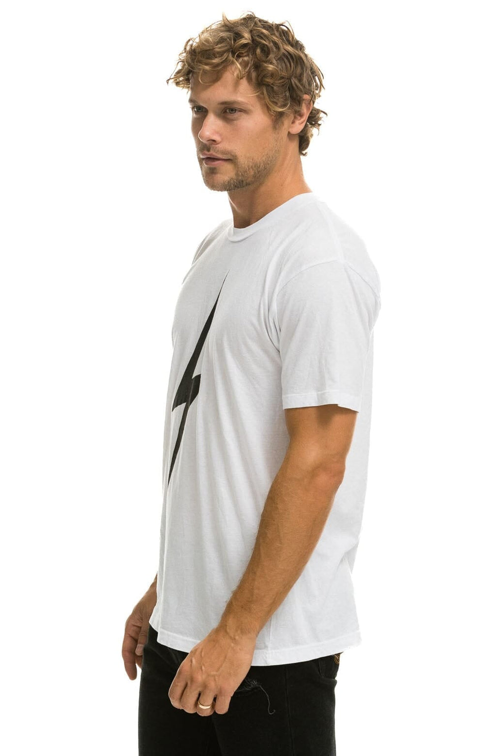 Retro BOLT TEE - WHITE