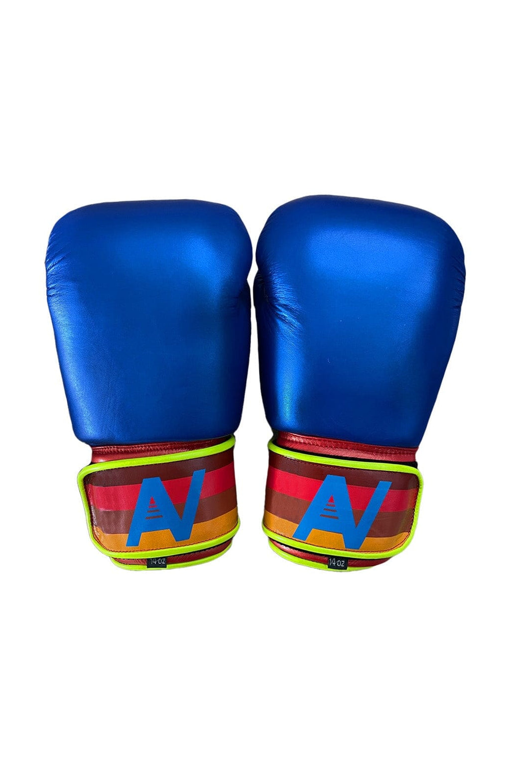 Retro BOXING GLOVES - BLUE WHITE
