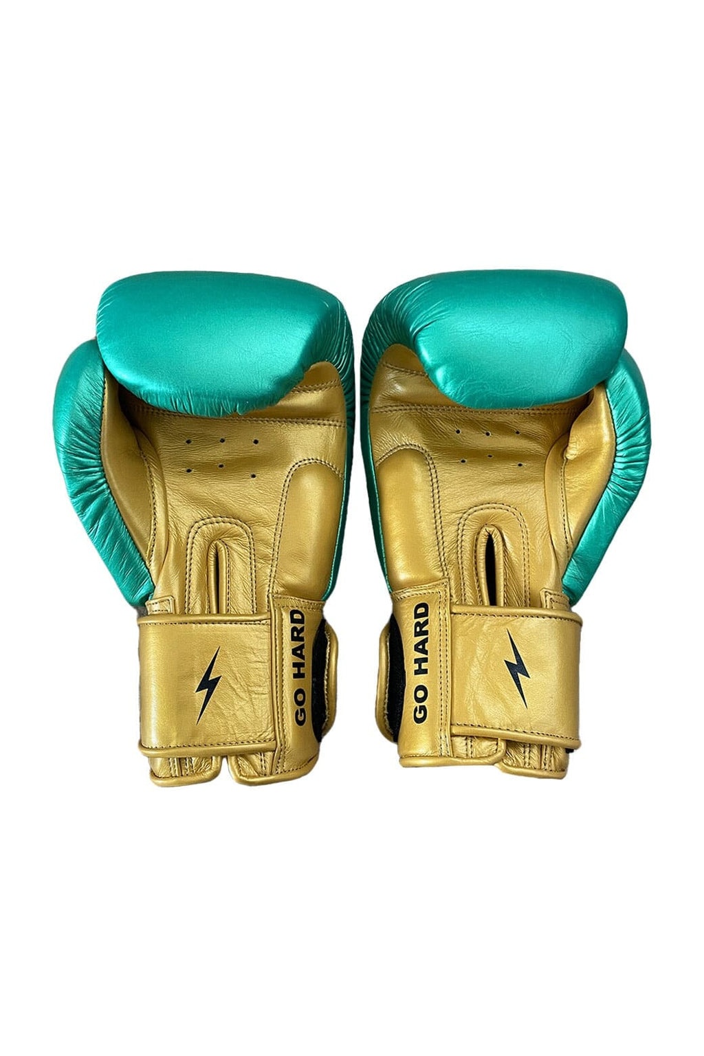 Retro BOXING GLOVES - GREEN GOLD